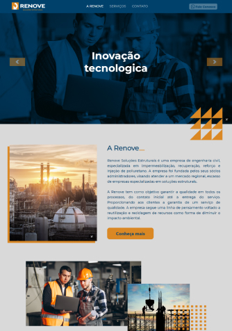 Capa Renove Soluções Estruturais