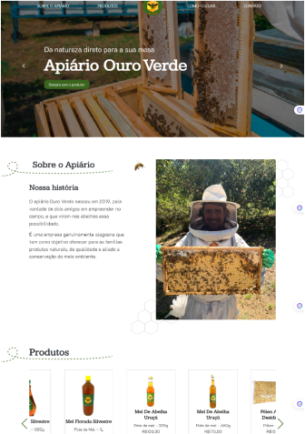 Capa Apiário Ouro Verde